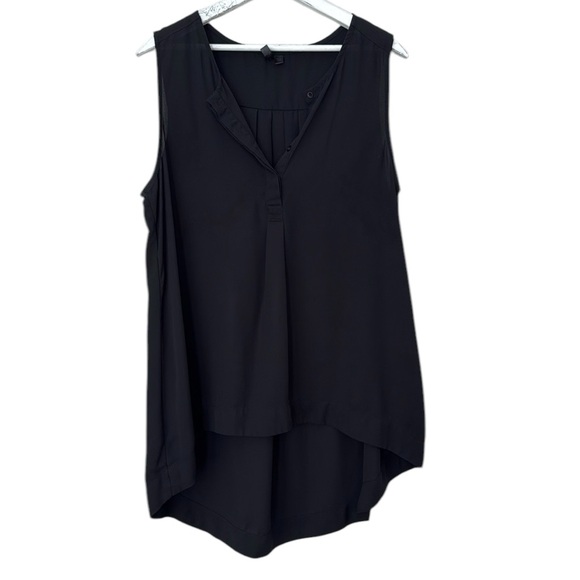 Lapis High Low Loose Fit Sleeveless Long Tunic Top Size L - Picture 1 of 4